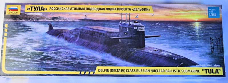 Delta IV SSBN - 1/350 sub from Zvezda - Work in Progress